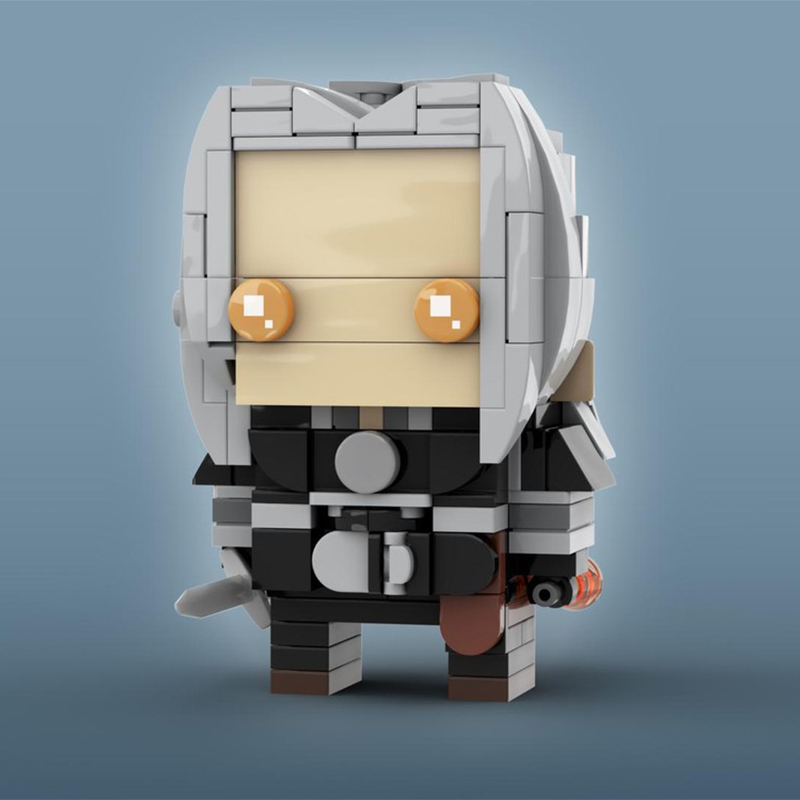 Home Decor Netflix - 219-teiliges MOC Geralt Rivia Brickheadz Netflix