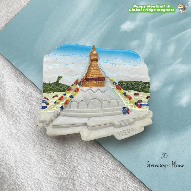 Home Decor Kathmandu - Nepal Kathmandu Buden Stupa Landschaft Kühlschrankmagnet