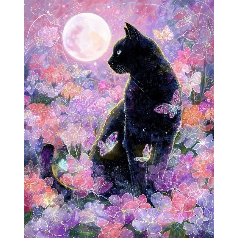 Home Decor Under 500 - 500/1000/1200/2000-teiliges Puzzle „Unter dem Mond, schwarze