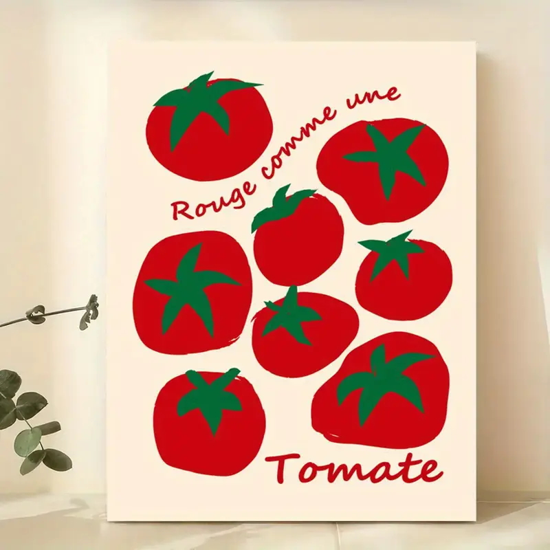 Moderne bunte rote Tomaten Wan – Home Decor Nz Bewertung und Preis