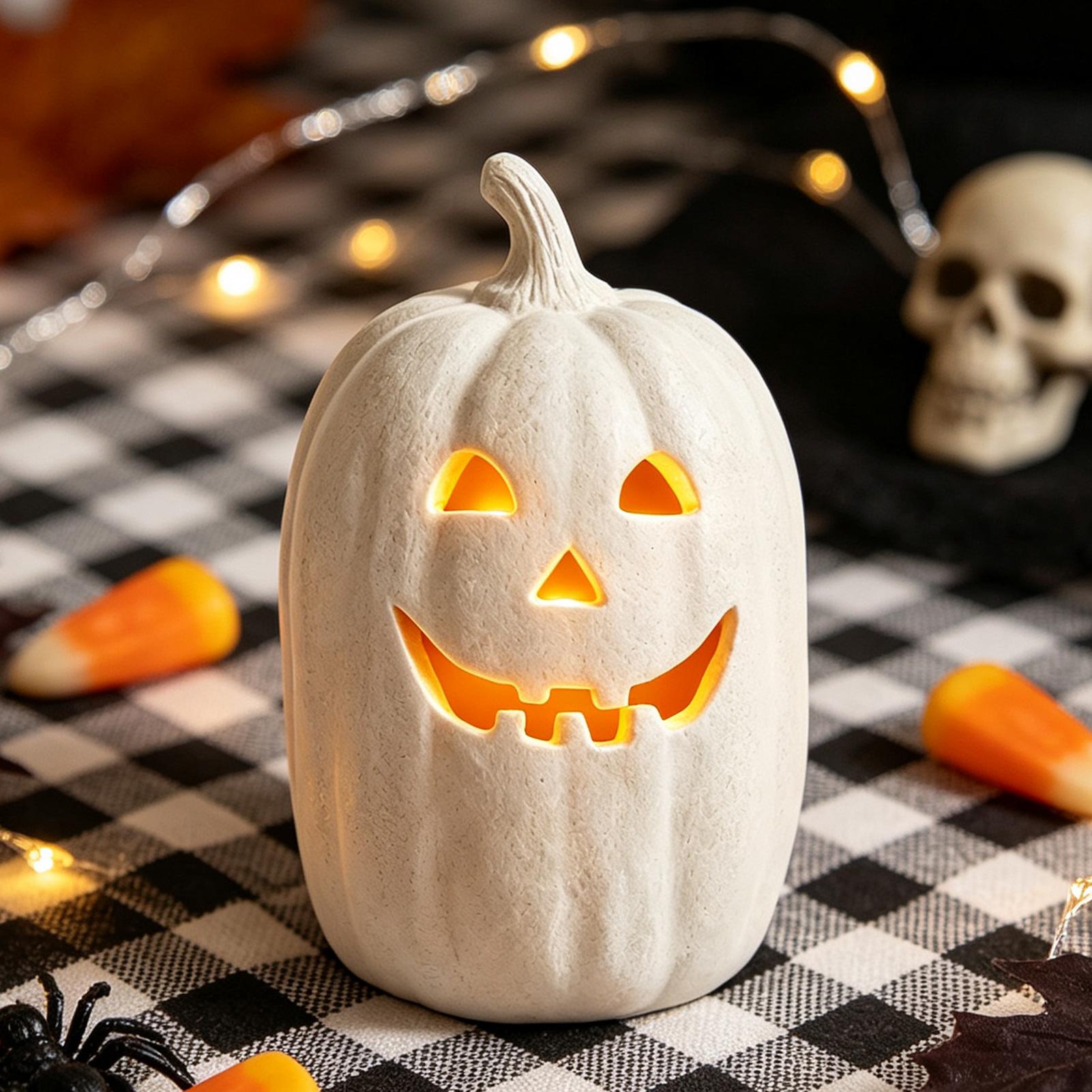 Halloween-Kürbisse aus Kunstha – Home Decor Resin Bewertung und Preis