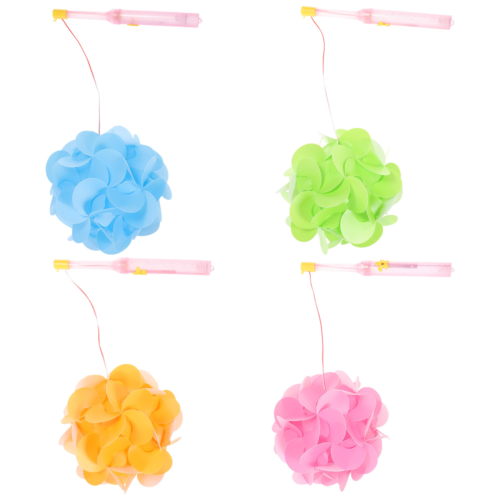 4er-Set Papierblumenlaternen D – Home Decor Flowers Bewertung und Preis