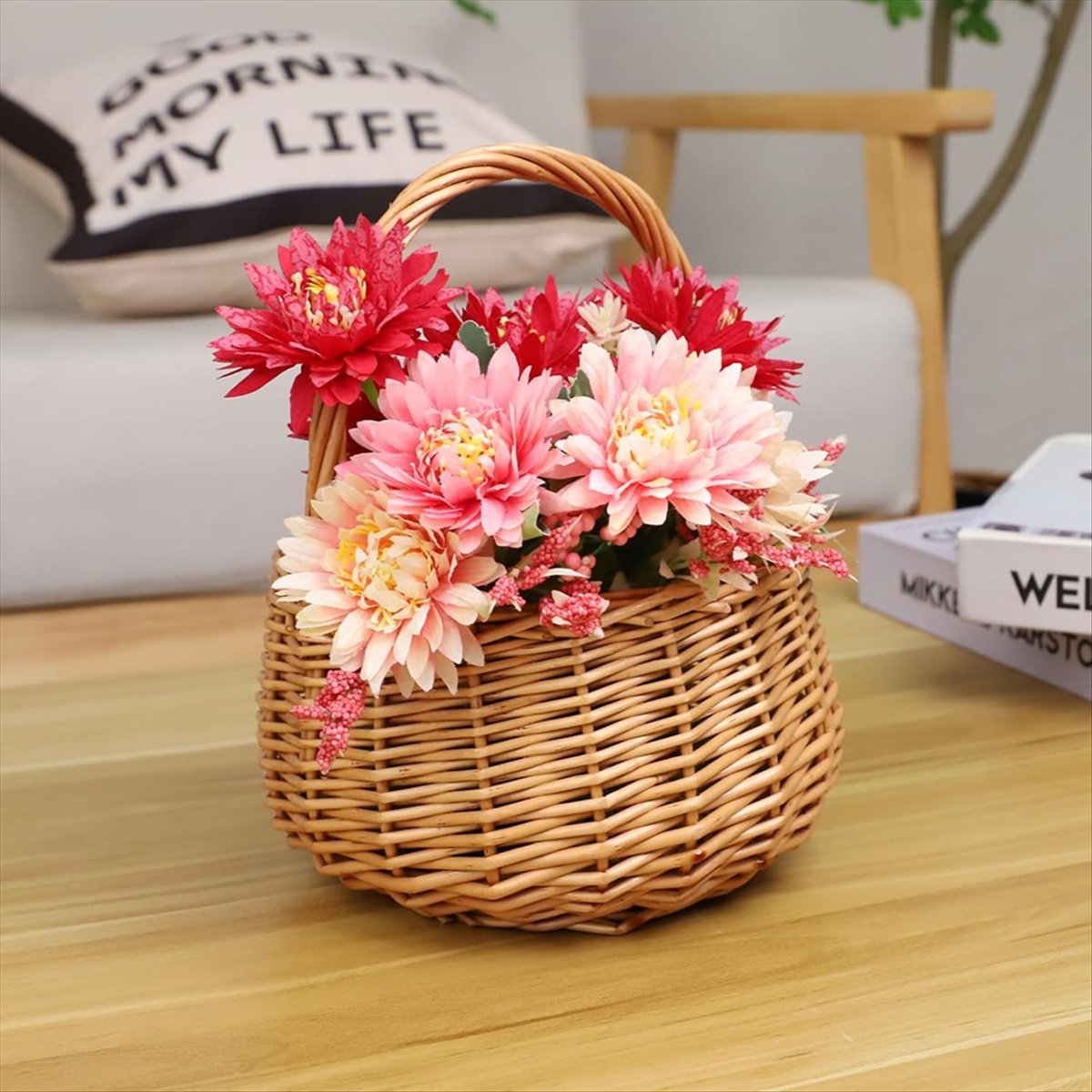 Weidenkorb mit Griff, Weidenko – Home Decor Flowers Bewertung und Preis