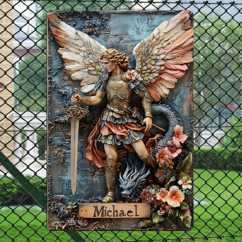 Vintage Erzengel Michael Alumi – Home Decor Garden Ideas Bewertung und Preis