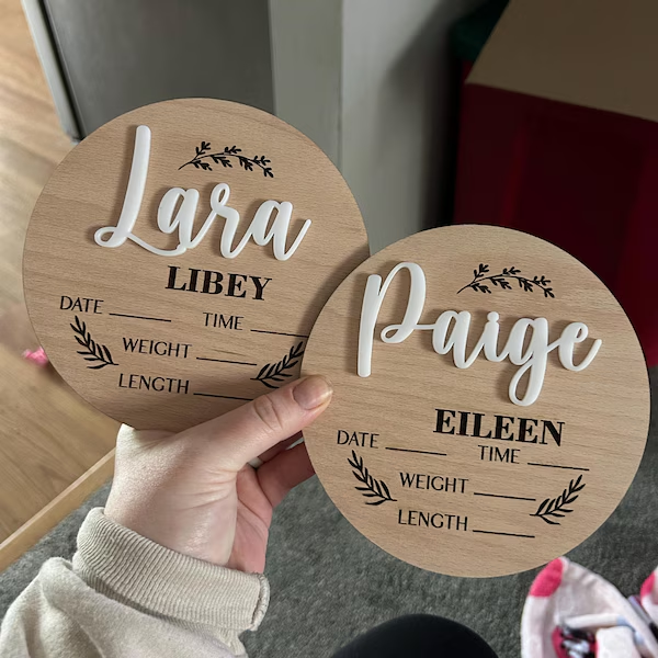 1 Stück personalisiertes Baby- – Home Decor Com Bewertung und Preis