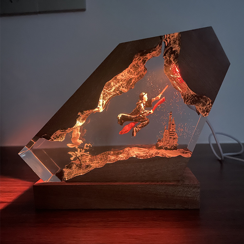 Holz-Harz-Epoxid-Lampe Zaubere – Home Decor Resin Bewertung und Preis