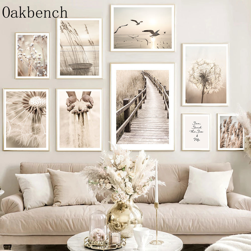 Beige Landschaft Wand Kunst Re – Sand Art Picture Bewertung und Preis