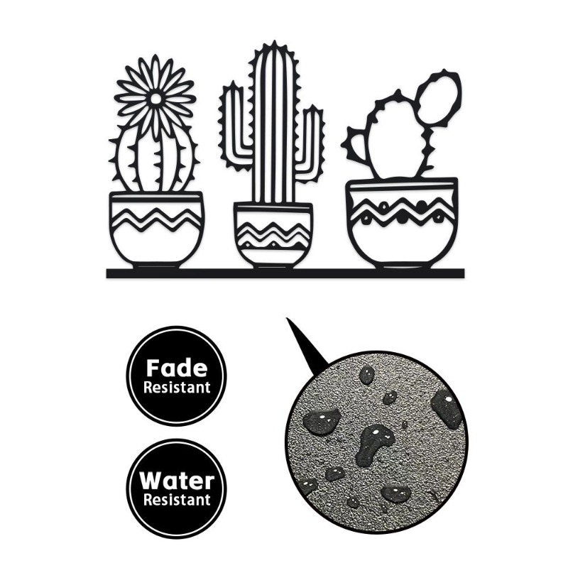 Rustikale Kaktus-Metallwanddek – Home Decor Garden Ideas Bewertung und Preis