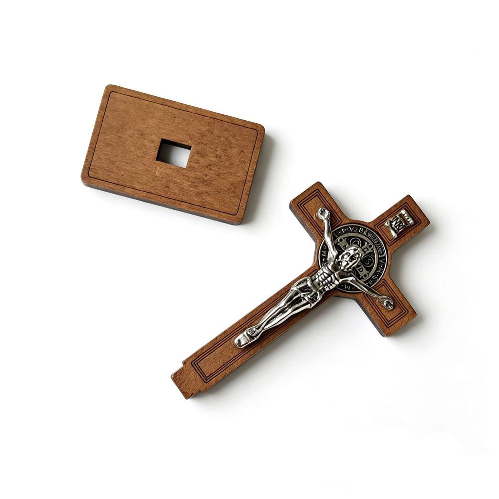 St. Benedikt Stehendes Kruzifi – Home Decor Nz Bewertung und Preis