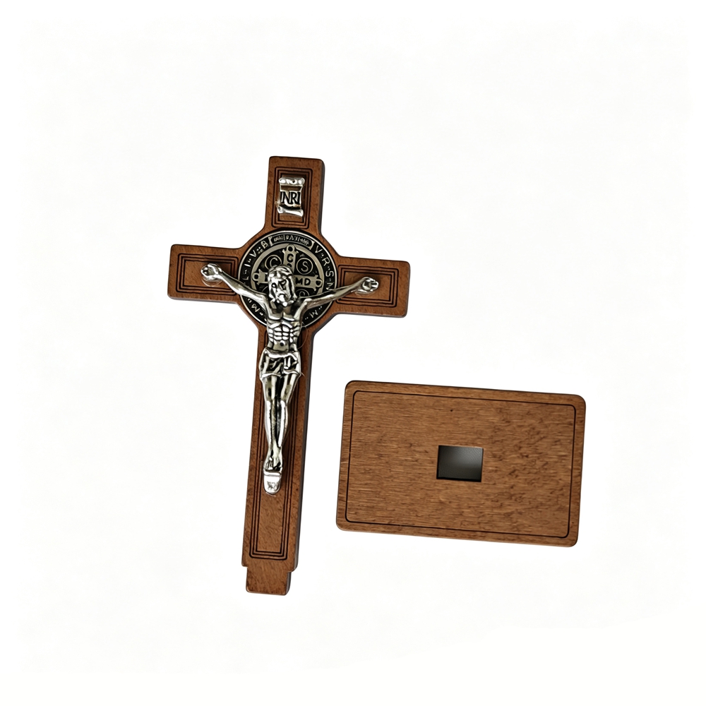 St. Benedikt Stehendes Kruzifi – Home Decor Nz Bewertung und Preis