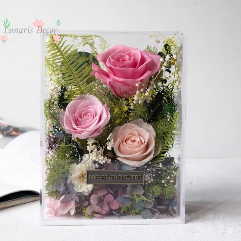 Premium-Blumenbox mit ewiger R – Home Decor Express Bewertung und Preis