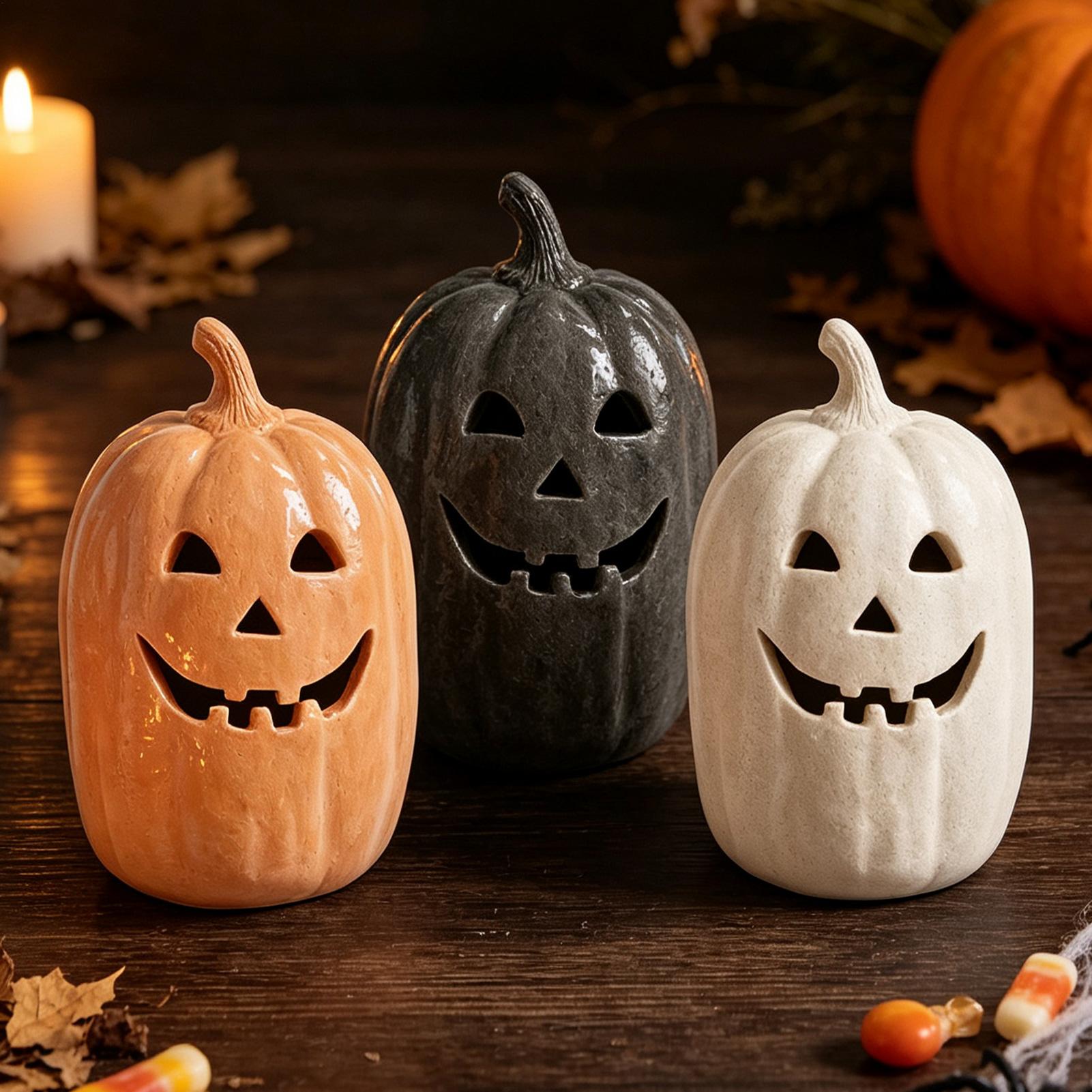 Halloween-Kürbisse zum Basteln – Home Decor Resin Bewertung und Preis