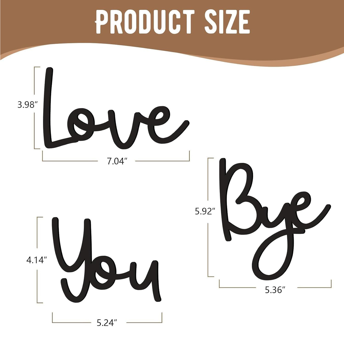 Love You Bye Holzschild, Heimd – Home Decor Express Bewertung und Preis