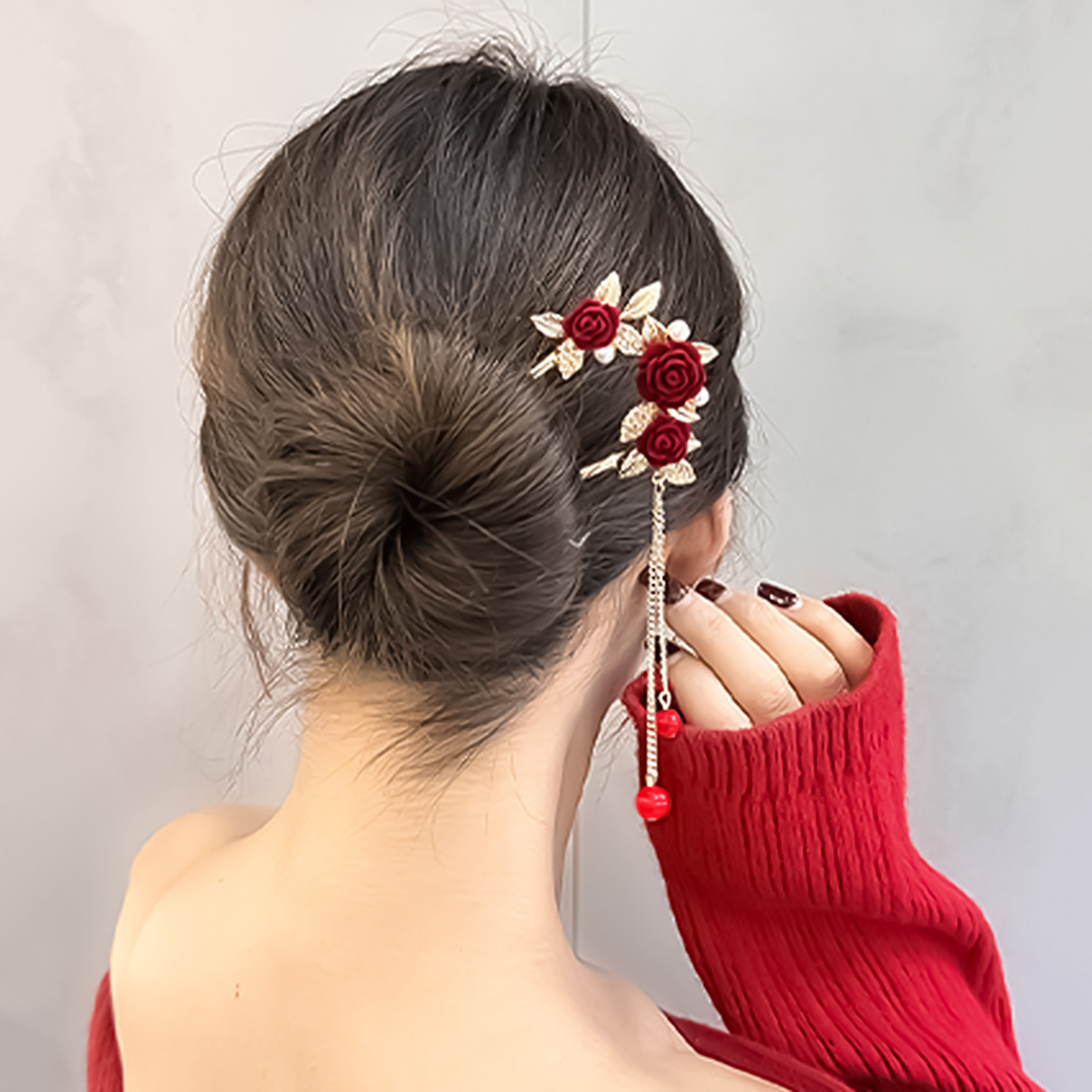 Haarnadel im chinesischen Stil – Home Decor Flowers Bewertung und Preis