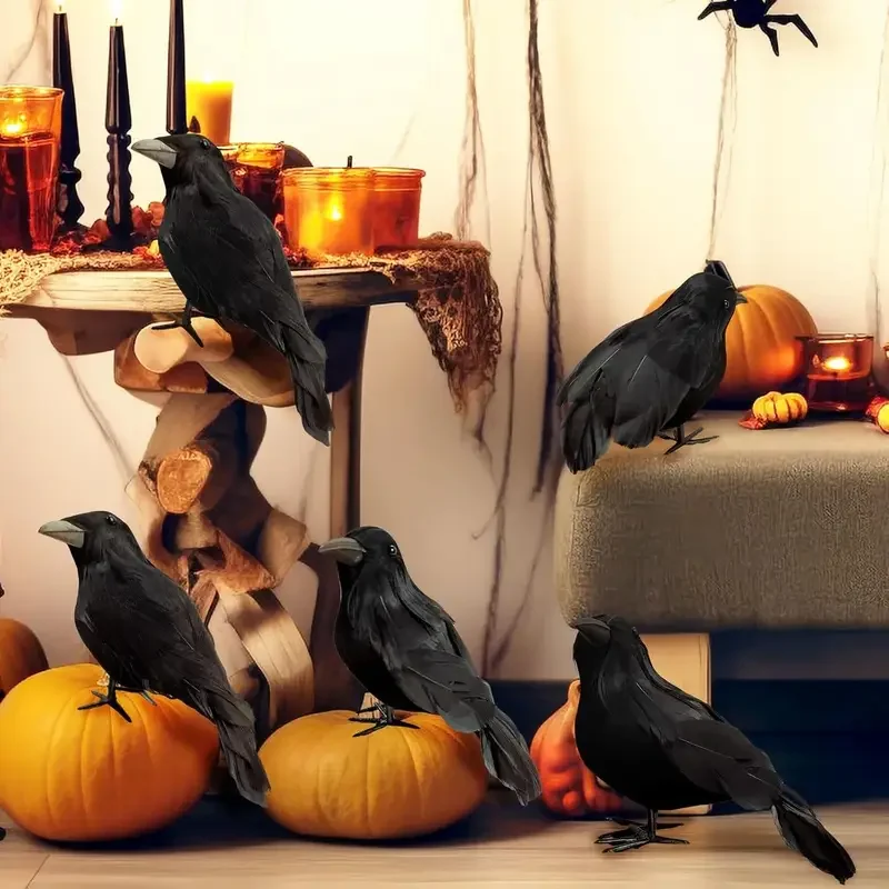 1 Stück Schwarze Krähe Hallowe – Home Decor Com Bewertung und Preis