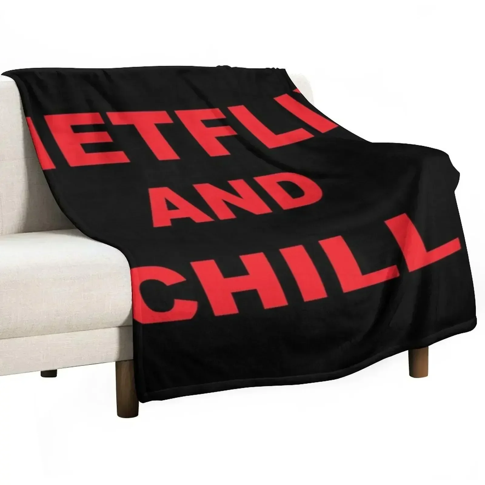 NETFLIX AND CHILL Wolldecke, d – Home Decor Netflix Bewertung und Preis