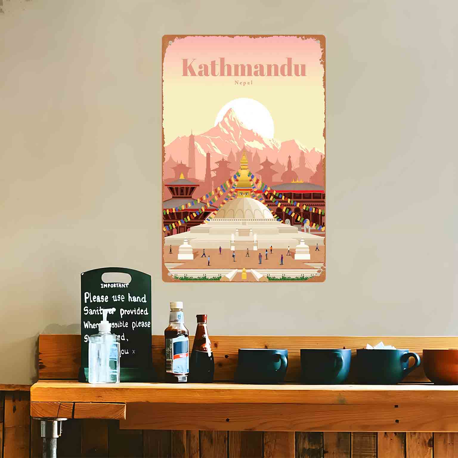 2D FLAT 1 Stück „Kathmandu Nep – Home Decor Kathmandu Bewertung und Preis