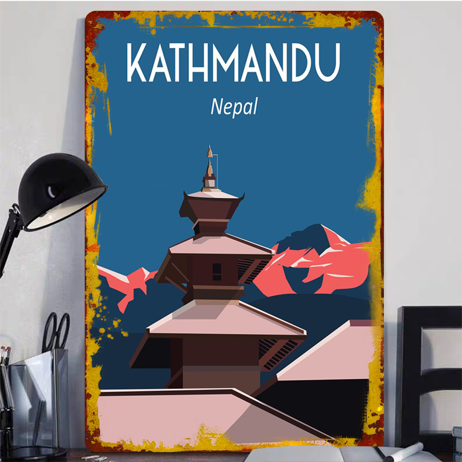 Kathmandu Nepal Vintage Metall – Home Decor Kathmandu Bewertung und Preis
