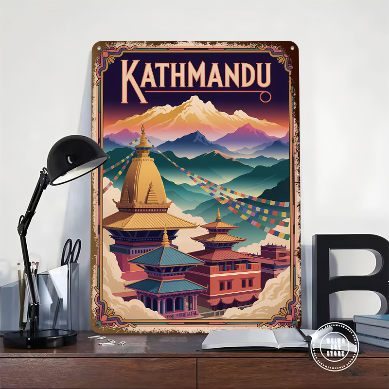 Kathmandu Reise-Kunstdruck Pos – Home Decor Kathmandu Bewertung und Preis