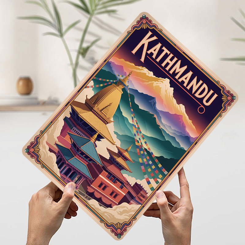 Kathmandu Reise-Kunstdruck Pos – Home Decor Kathmandu Bewertung und Preis