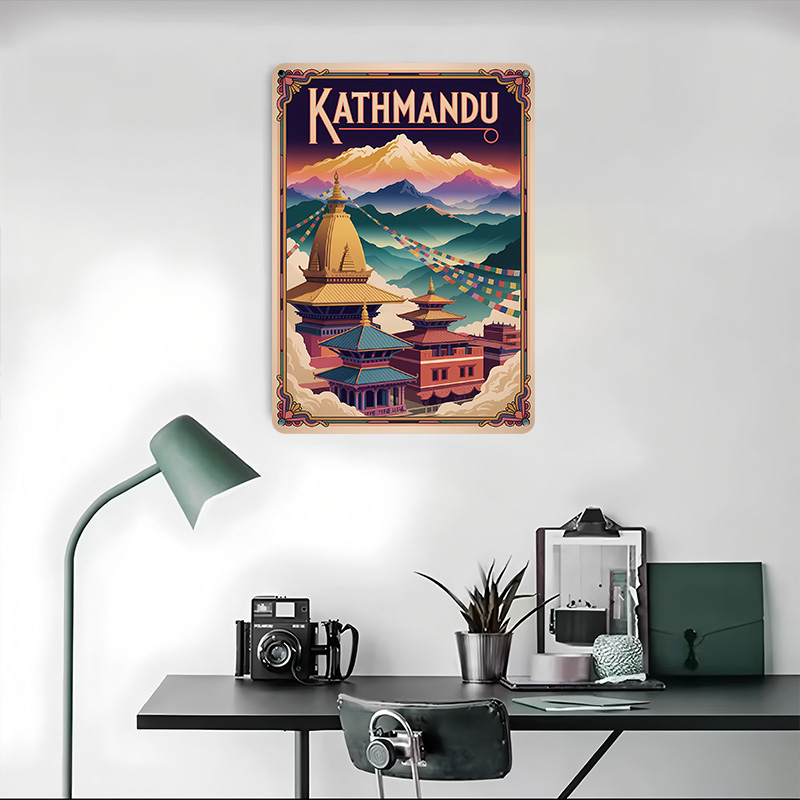 Kathmandu Reise-Kunstdruck Pos – Home Decor Kathmandu Bewertung und Preis