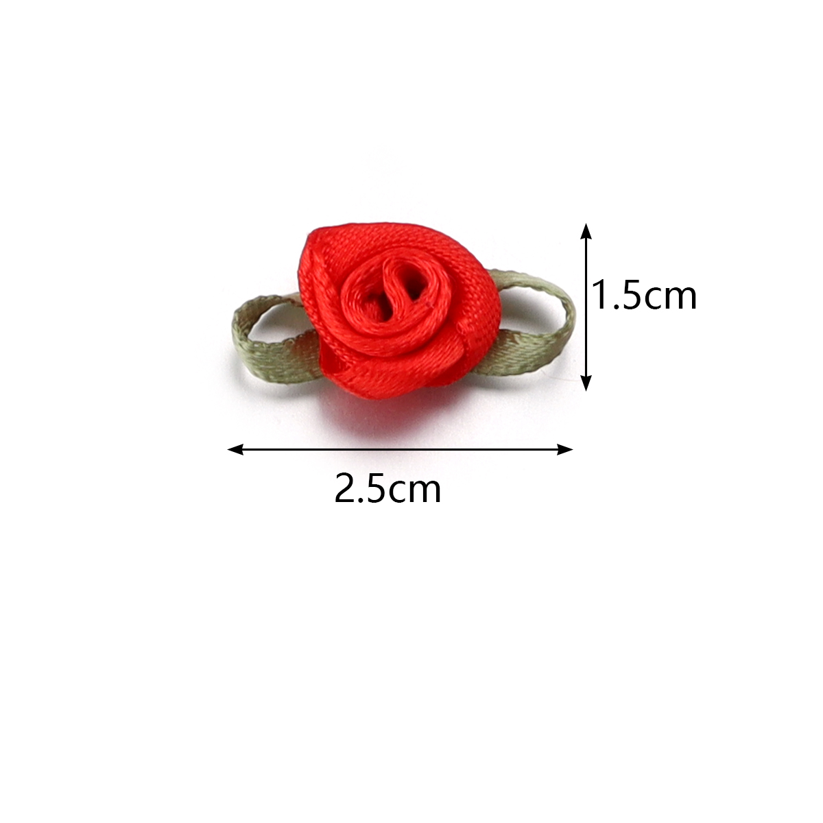50pcs 1.5x2.5cm 18 Farben für  – Home Decor Flowers Bewertung und Preis