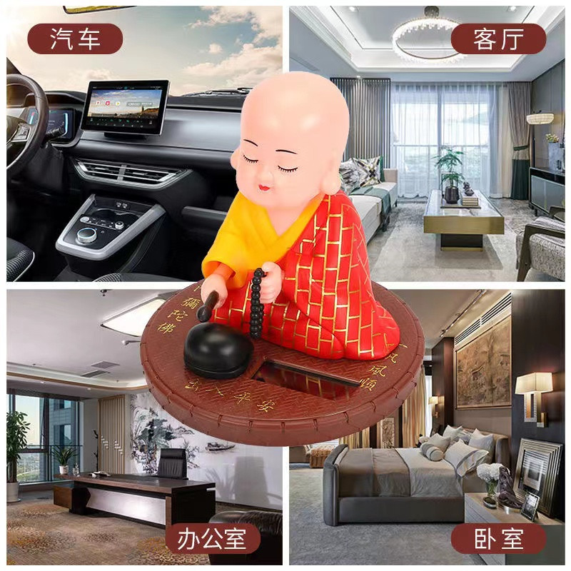 Auto-Dekoration Solar-Mönch mi – Home Decor Center Bewertung und Preis