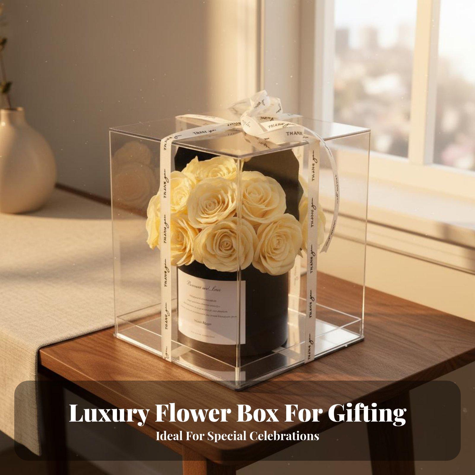 Acryl-Seifenblumenstrauß, ewig – Home Decor Flowers Bewertung und Preis