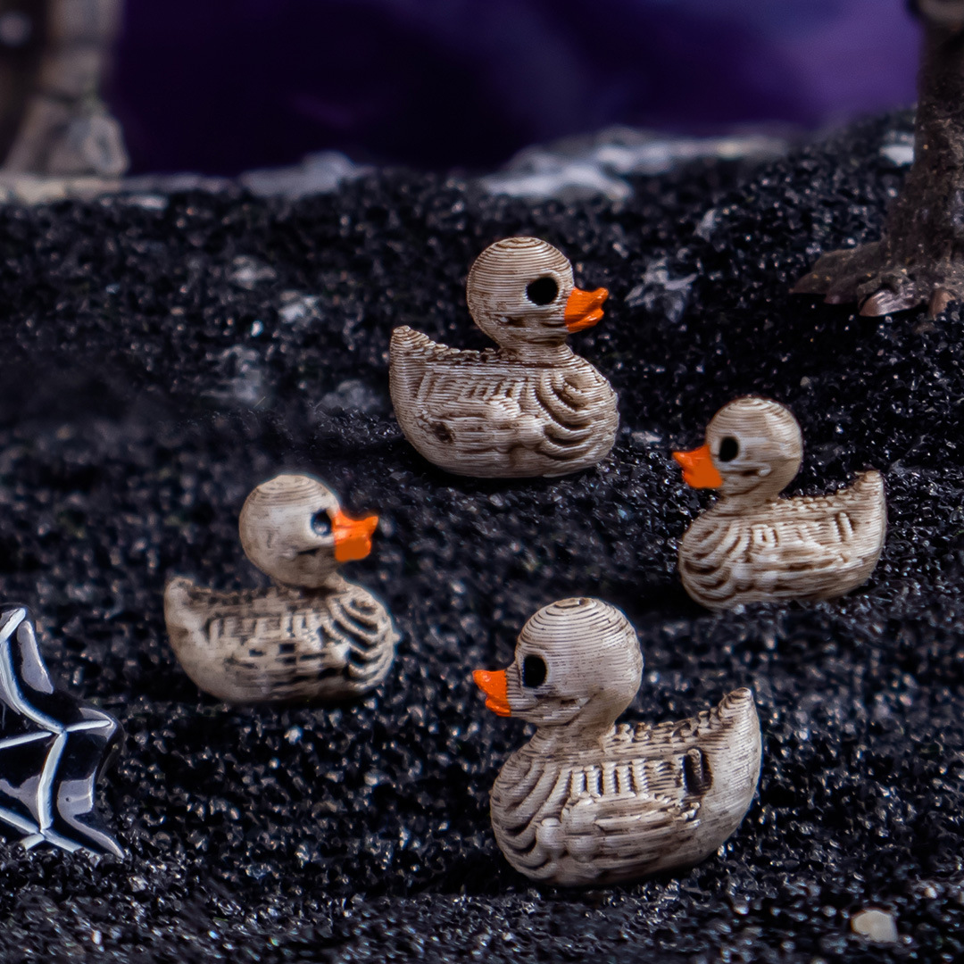 Gotische Totenkopf-Enten Harz- – Home Decor Resin Bewertung und Preis