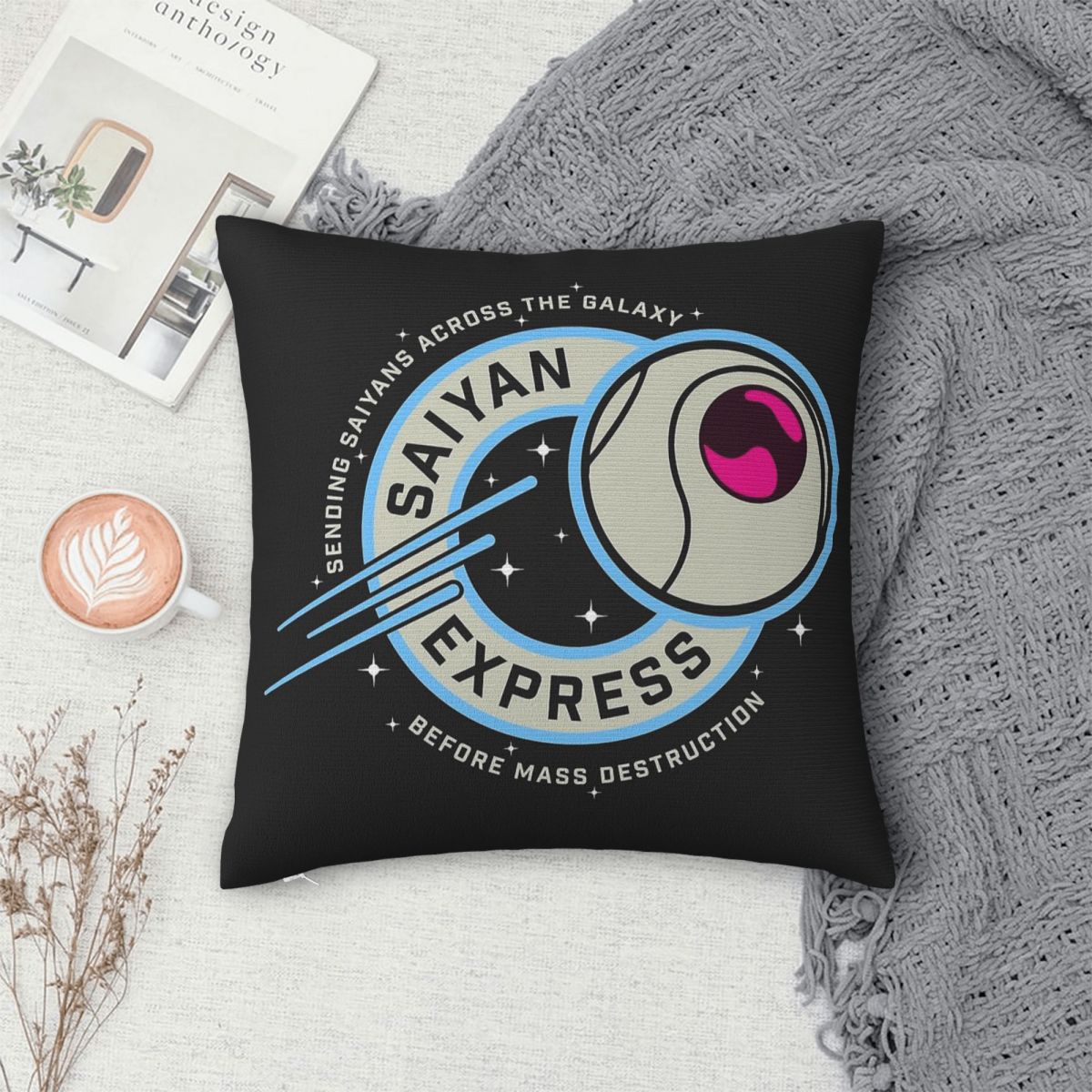 Saiyan Express Badge Kissenbez – Home Decor Express Bewertung und Preis